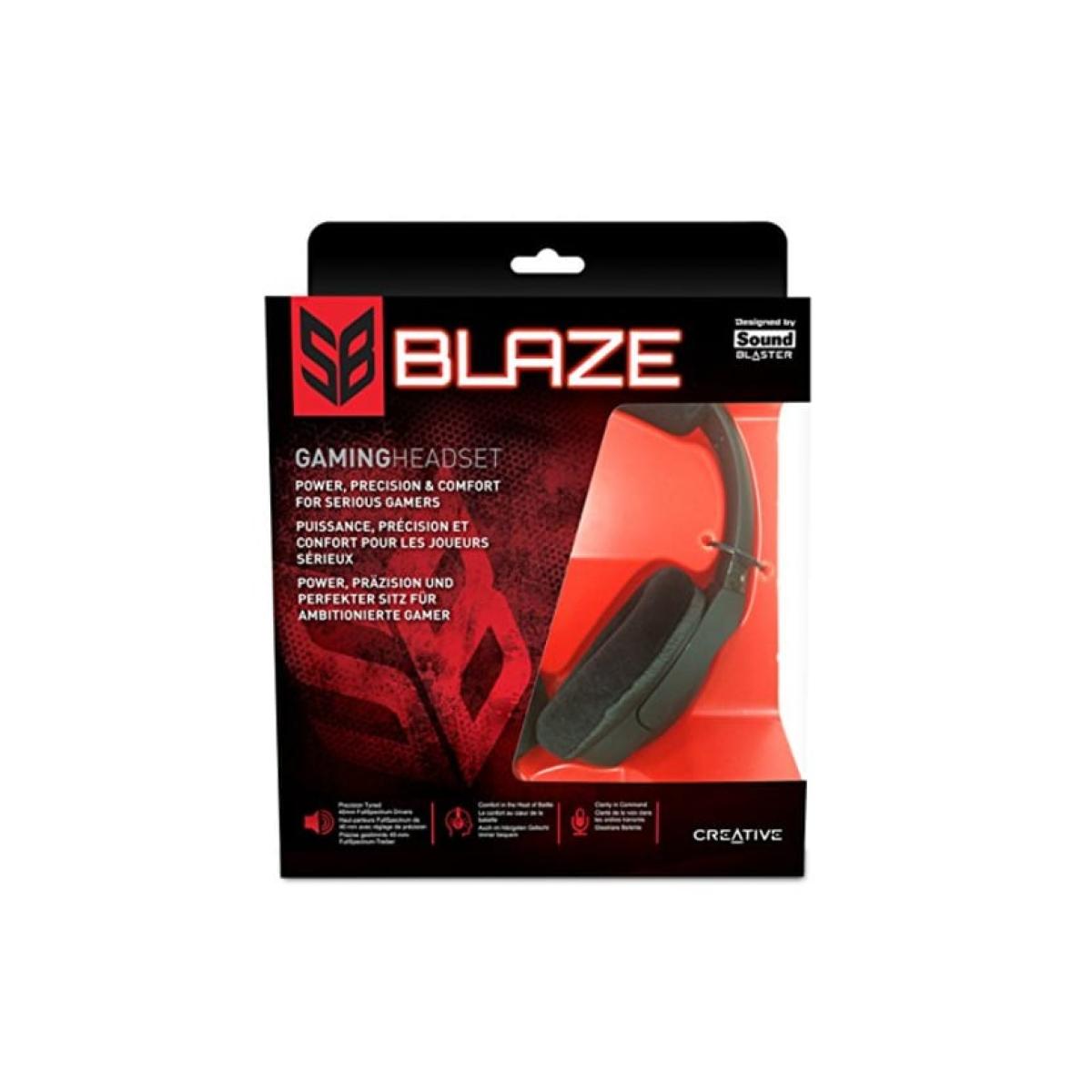 Creative Sound Blaster Blaze Gaming Headset with Detachable Noise-Cancelling Mic