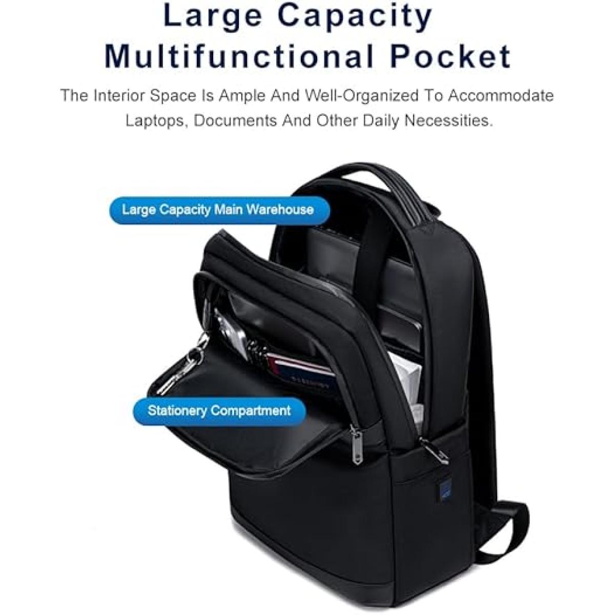 Arctic Hunter B00670 Slim Laptop Backpack 20L 15.6" Black