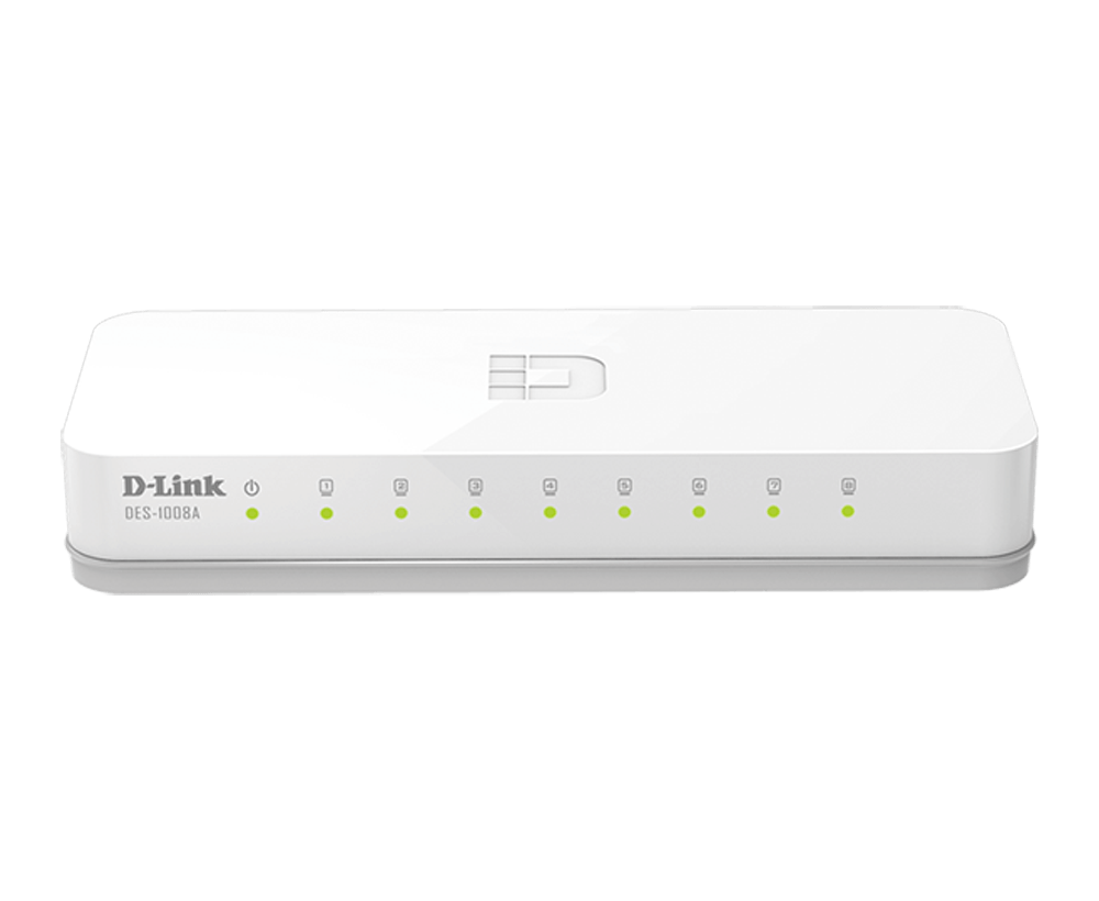 D-Link 8-Port 10/100 Fast Ethernet Unmanaged Desktop Switch