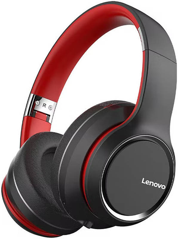 Lenovo HD200 Wireless Over-Ear Headphones, Bluetooth 5.0, 3.5mm, 20H Battery