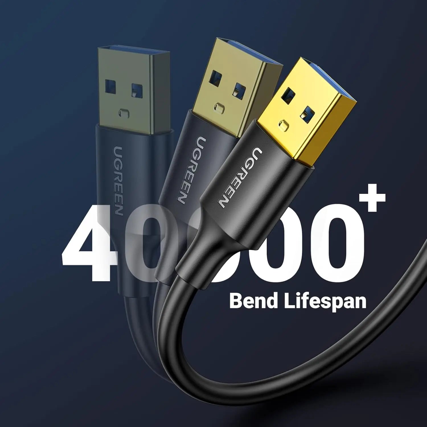 UGREEN USB 3.0 Male to Male Cable 5 Gbps Nylon 2M