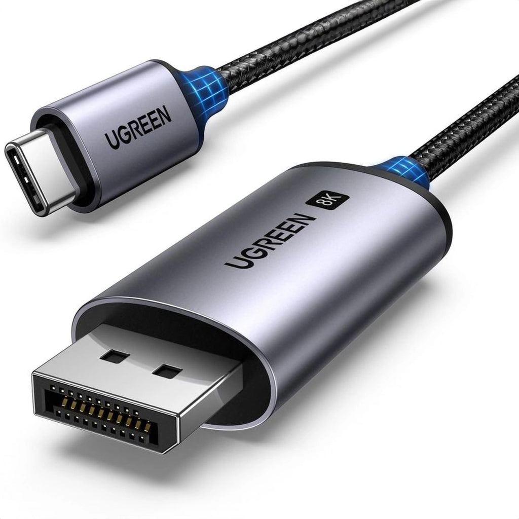 UGREEN CM556 USB-C to DisplayPort 1.4 8K@60Hz Cable 1m Gray