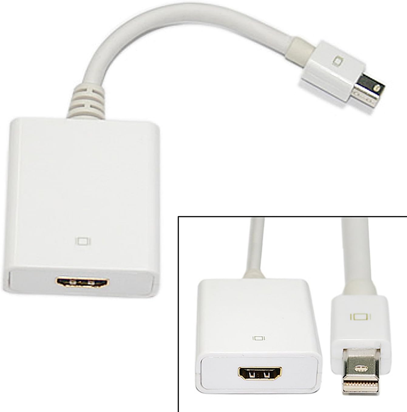 Mini DisplayPort to HDMI Adapter (Male to Female)