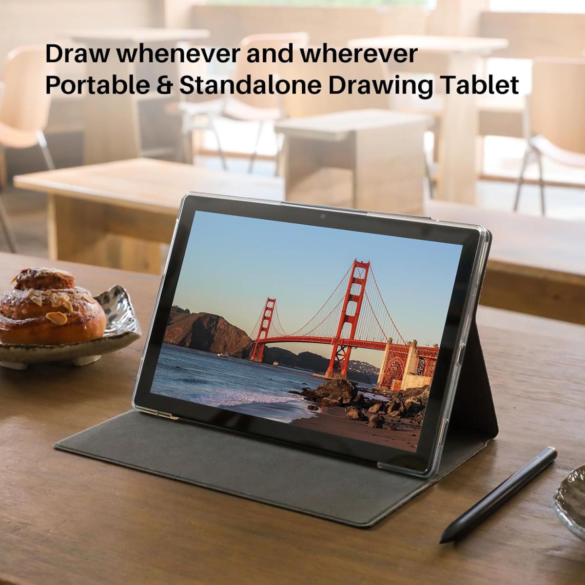 HUION Kamvas Slate 10 Drawing Tablet 4096-Level Pressure 1920×1200