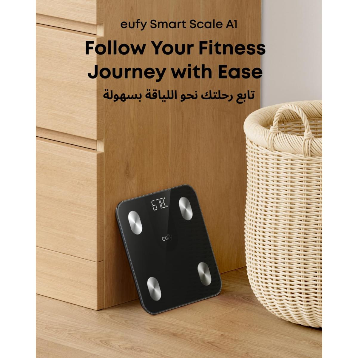 Eufy Smart Scale A1 Body Fat Scale with Bluetooth, 12 Measurements