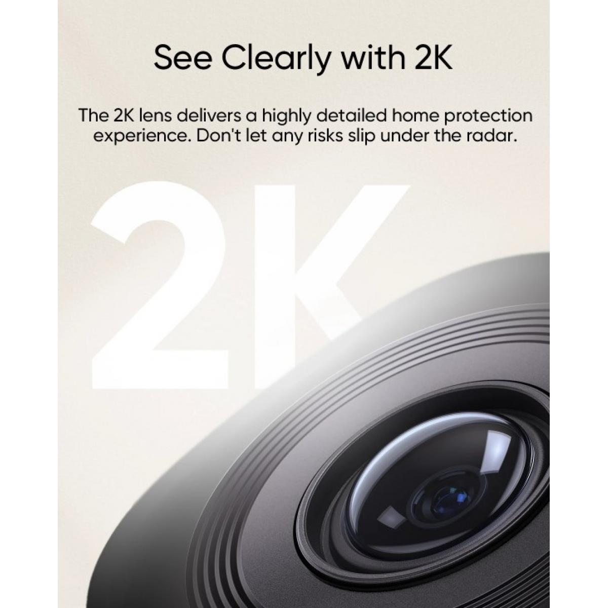 Eufy by Anker Security Camera C220 2K Indoor Pan & Tilt (White)
