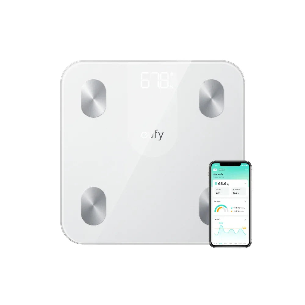 Eufy Smart Scale A1 with Bluetooth 12 Measurements White