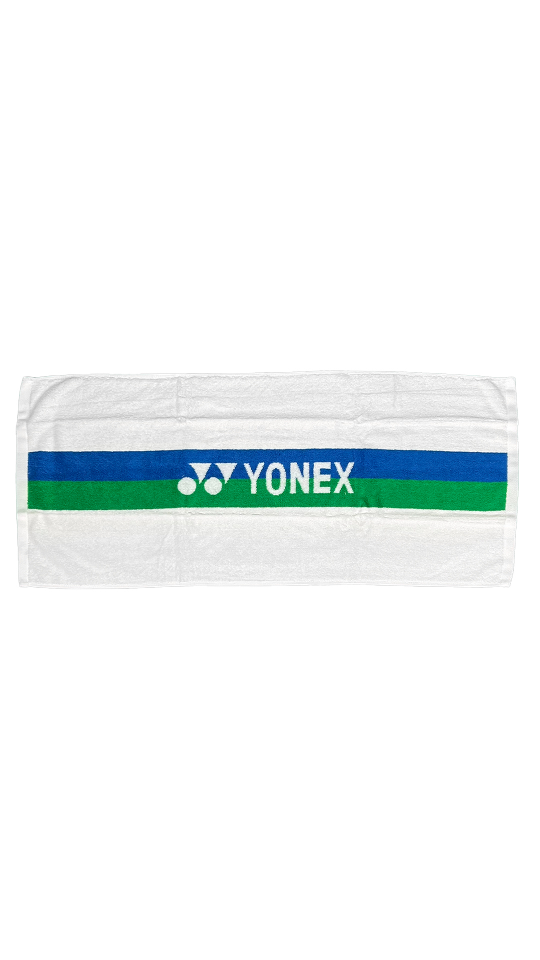 Yonex Sports Towel – White, Blue & Green 3