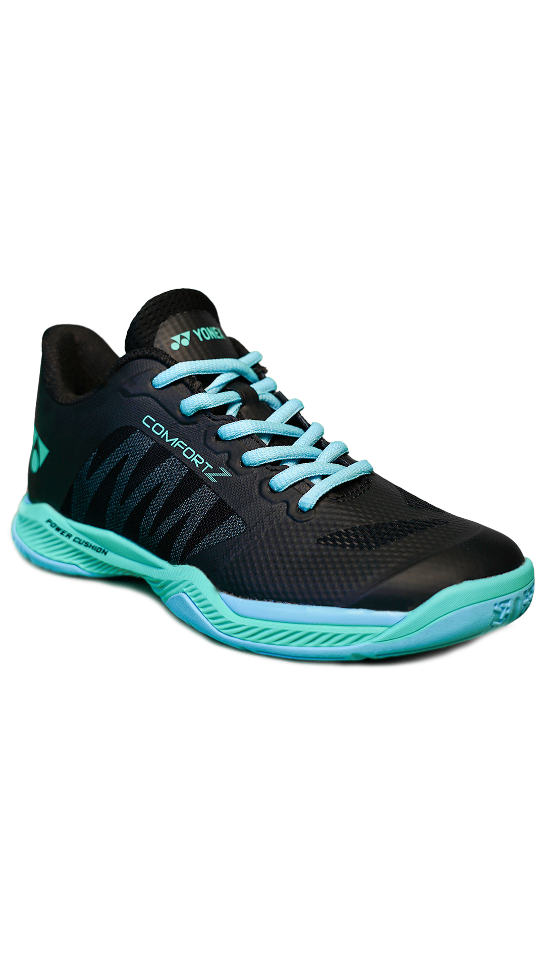 Yonex Comfort Z Badminton Shoes – Black / Mint 2