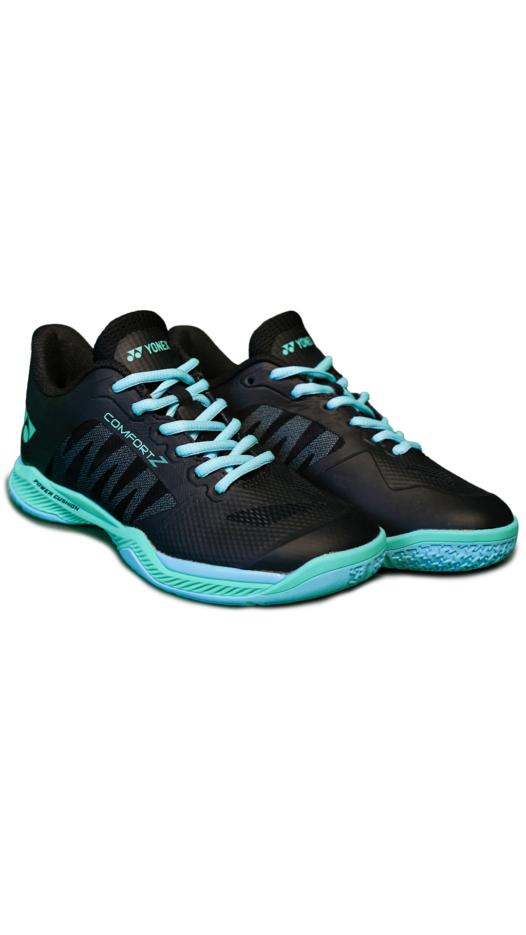 Yonex Comfort Z Badminton Shoes – Black / Mint 3