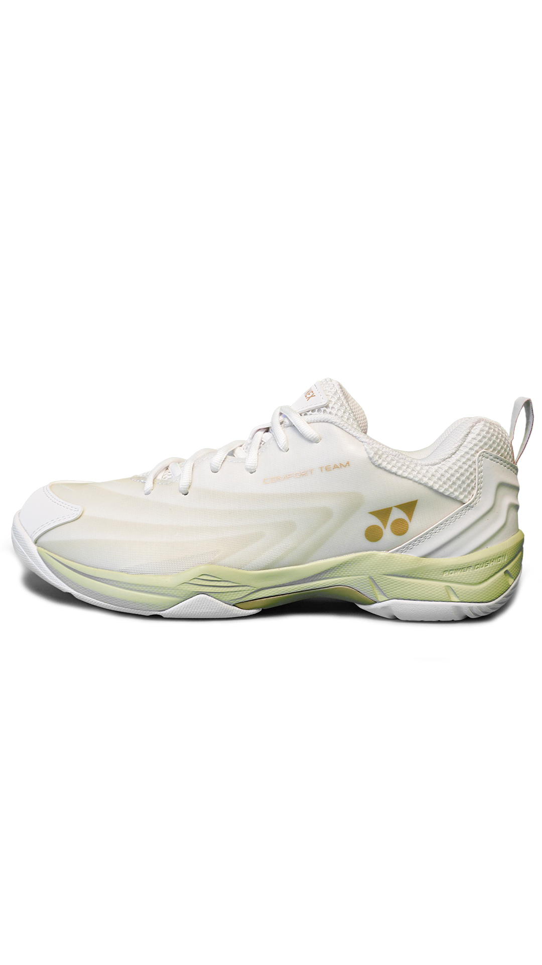 Yonex Comfort Team Badminton Shoes – White & Lime 2