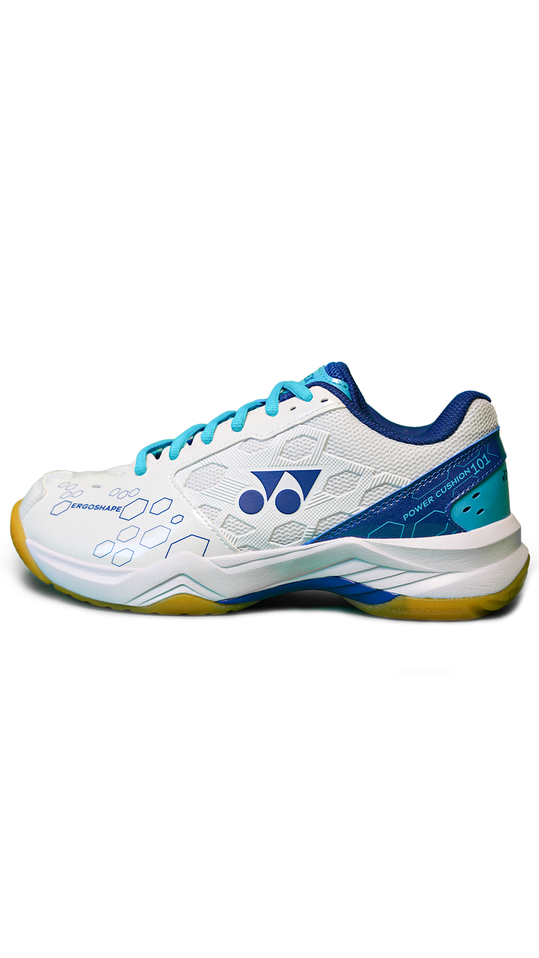 Yonex Comfort Team Badminton Shoes – Blue & White 3