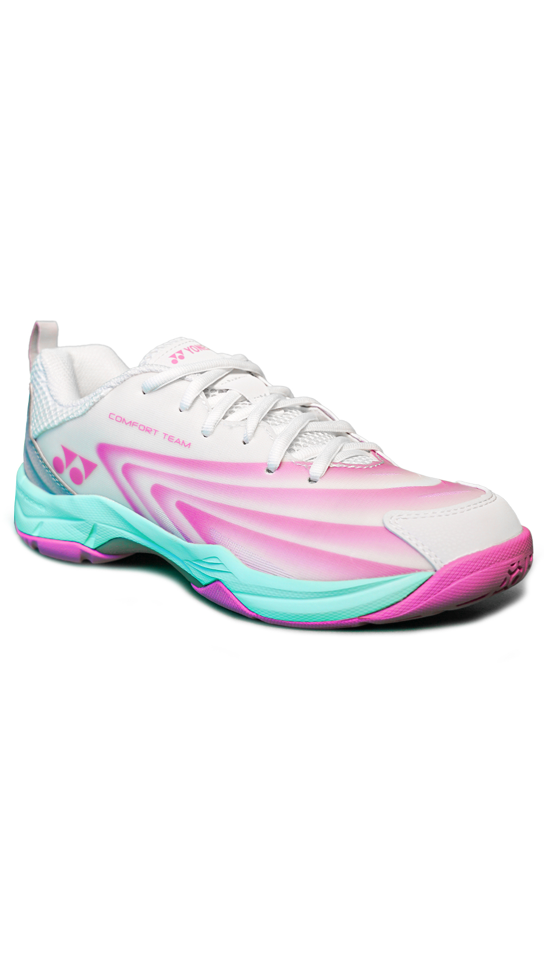 Yonex Comfort Team Badminton Shoes – Pink & White 2