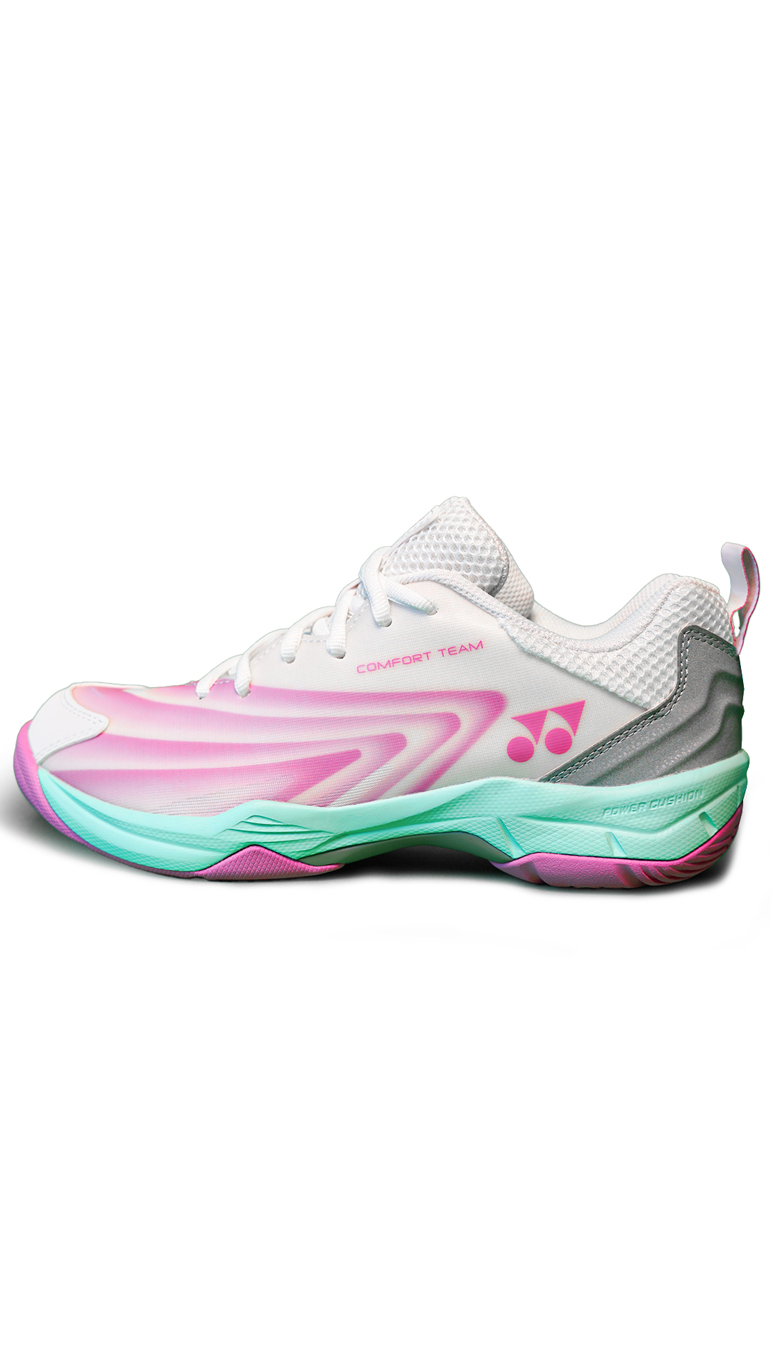 Yonex Comfort Team Badminton Shoes – Pink & White 3
