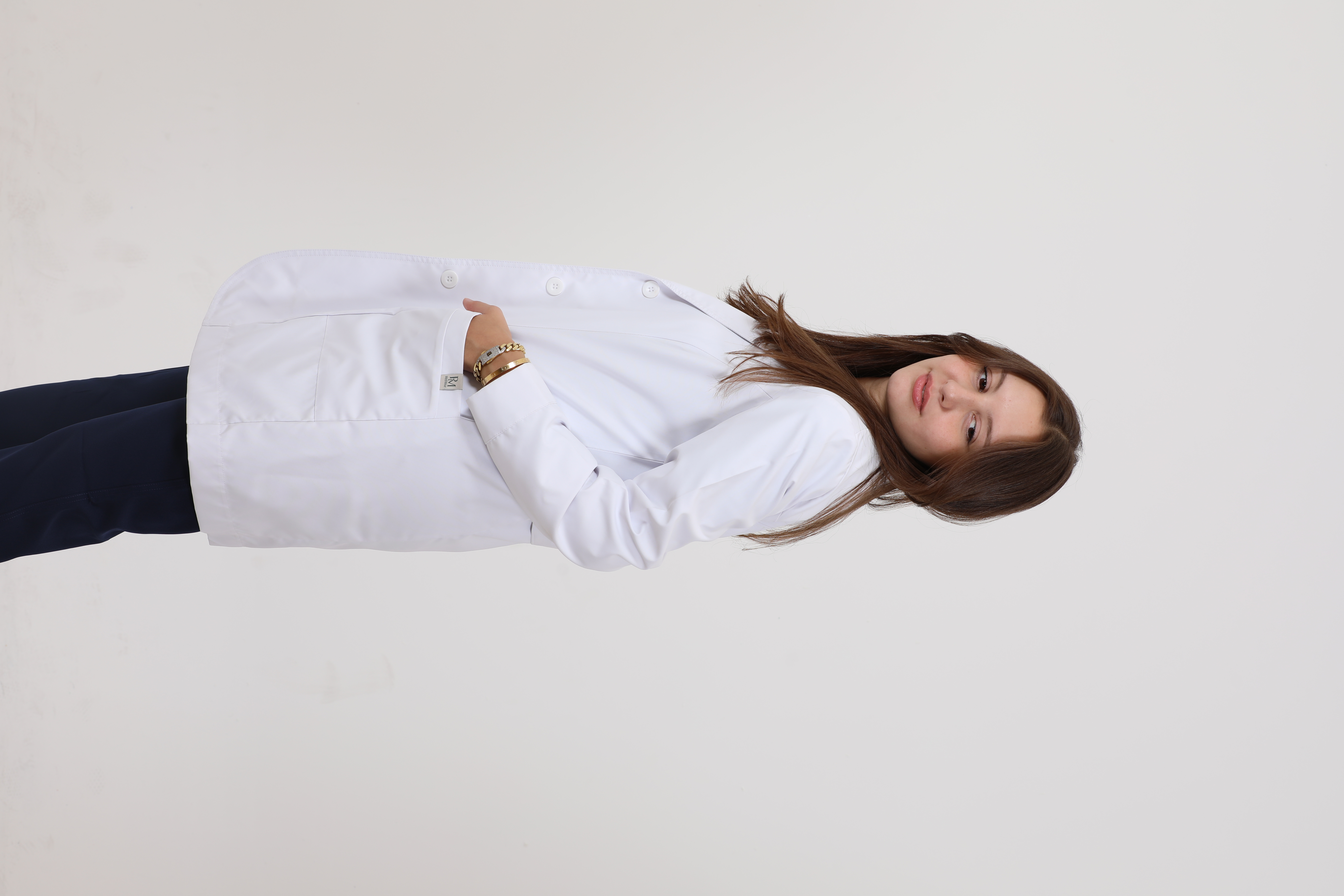 Women's  Feminine Lab Coat 5