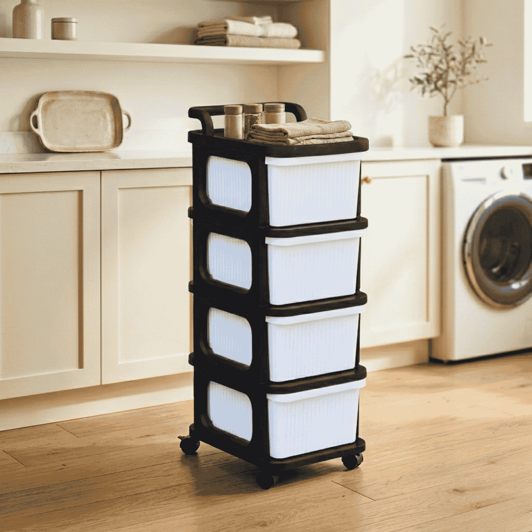 Drawer Storage Cart with Wheels & Top Handle 5