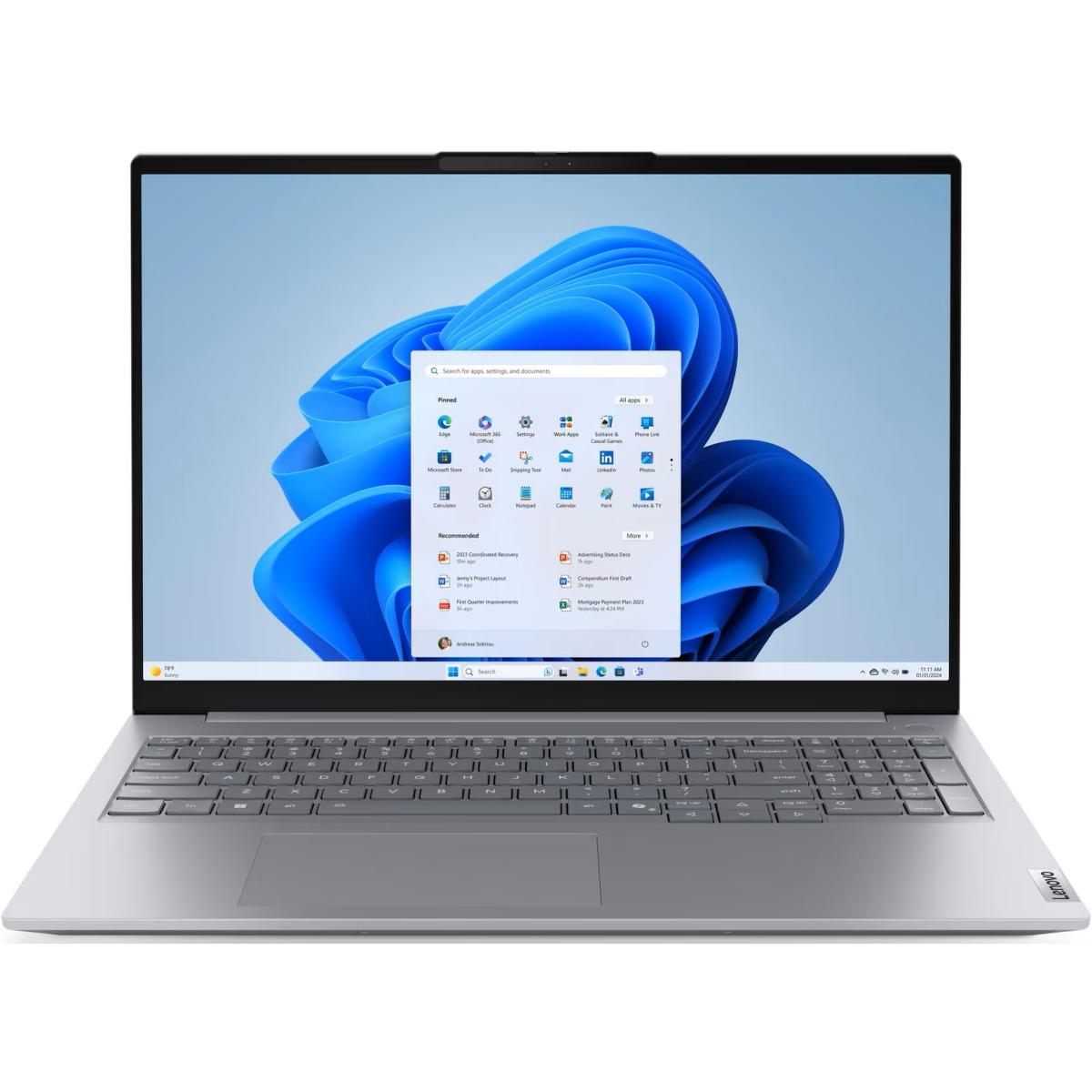 Lenovo ThinkBook 16 G9 IRL 16" WUXGA IPS Intel Core 7 240H 16GB 512GB Arctic Grey