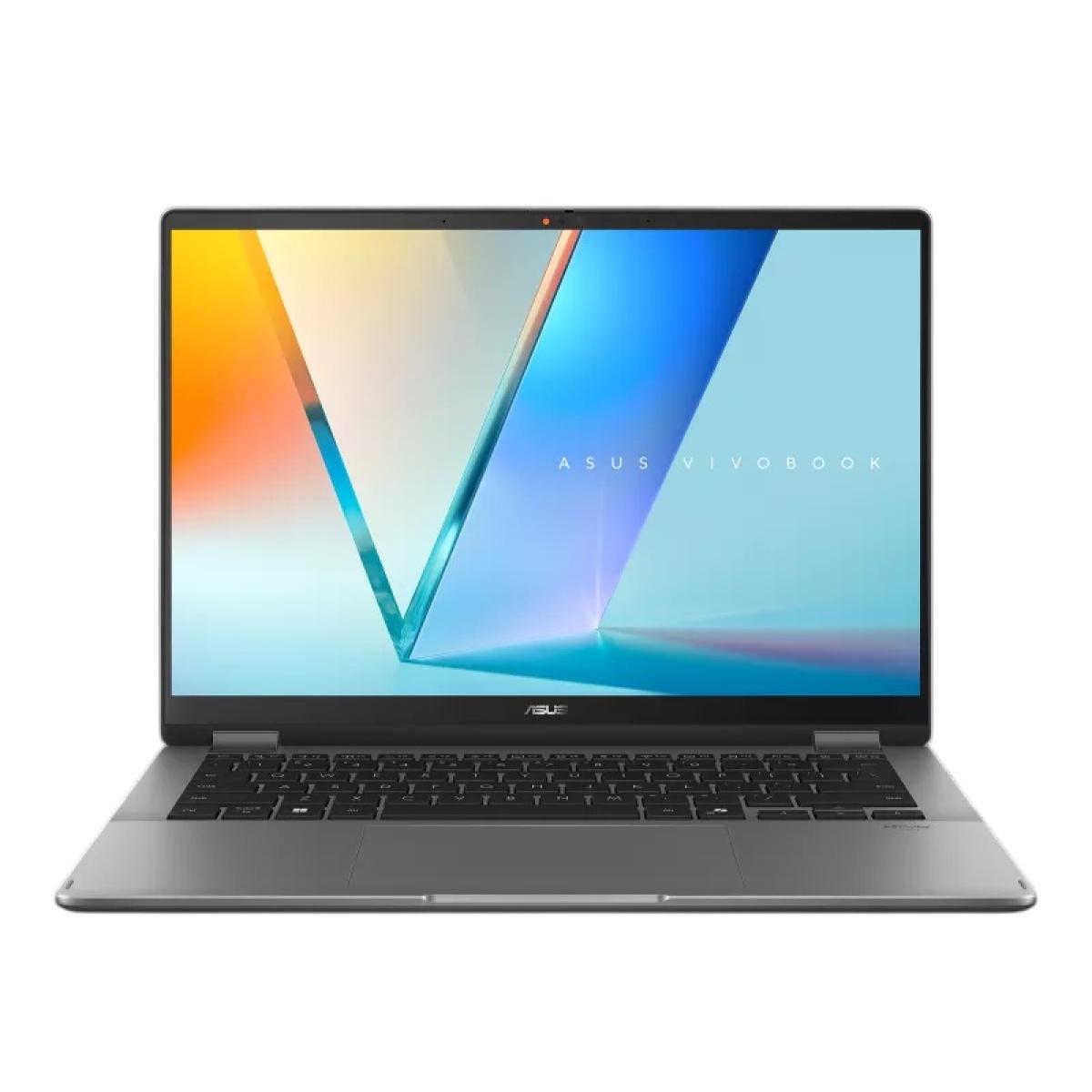 ASUS Vivobook 14 Flip 14" OLED FHD+ Core Ultra 5 226V 16GB LPDDR5X 512GB NVMe – Matte Gray