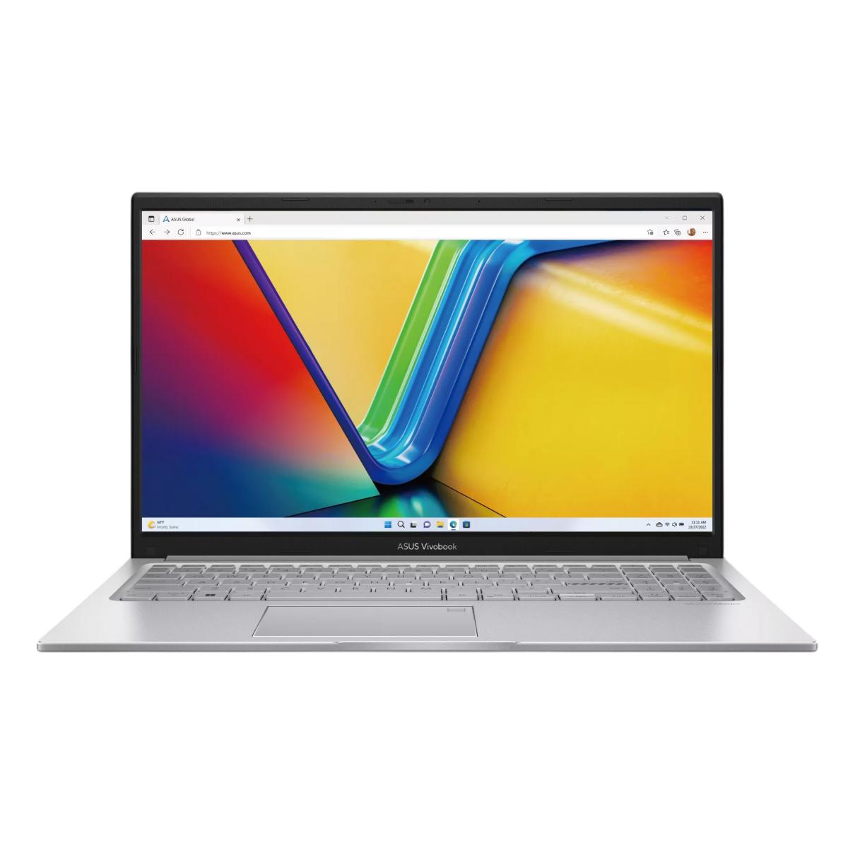 ASUS Vivobook 15 Intel Core 5 120U 15.6" FHD IPS 8GB DDR5 512GB NVMe – Cool Silver