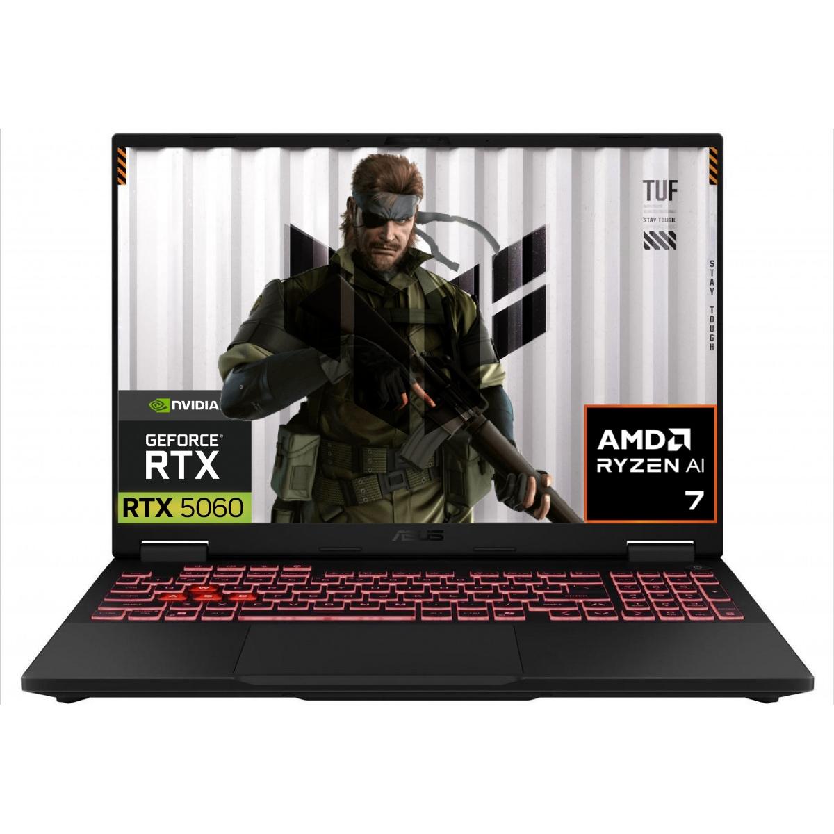 ASUS TUF Gaming A16 16" FHD+ 165Hz AMD Ryzen 9 8940HX RTX 5060 8GB 16GB DDR5 1TB SSD - Jaeger Gray