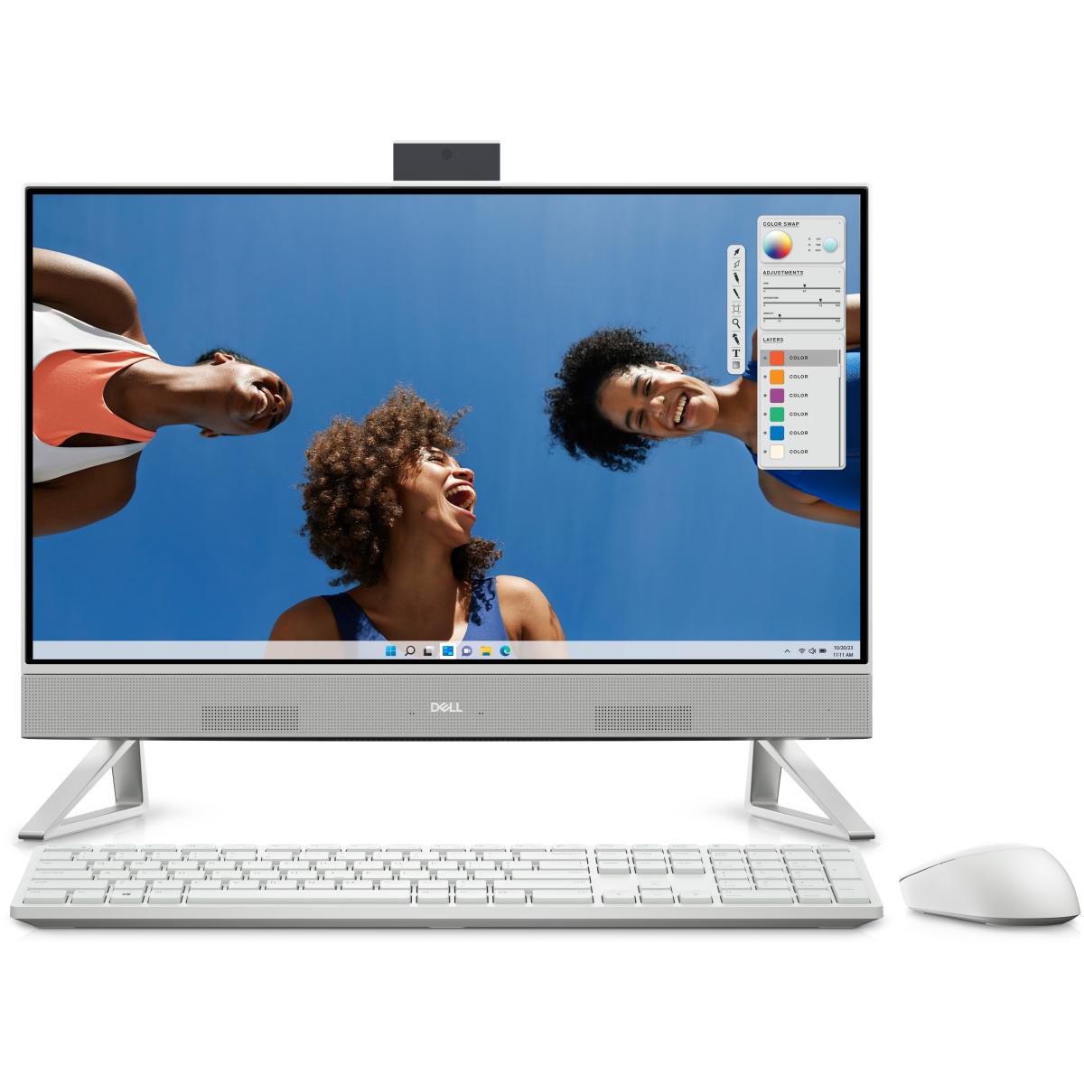 Dell Inspiron 5420 All-in-One 23.8" FHD Touch, 13th Gen Intel Core i7-1355U, Intel Iris Xe Graphics, 16GB DDR4, 512GB NVMe