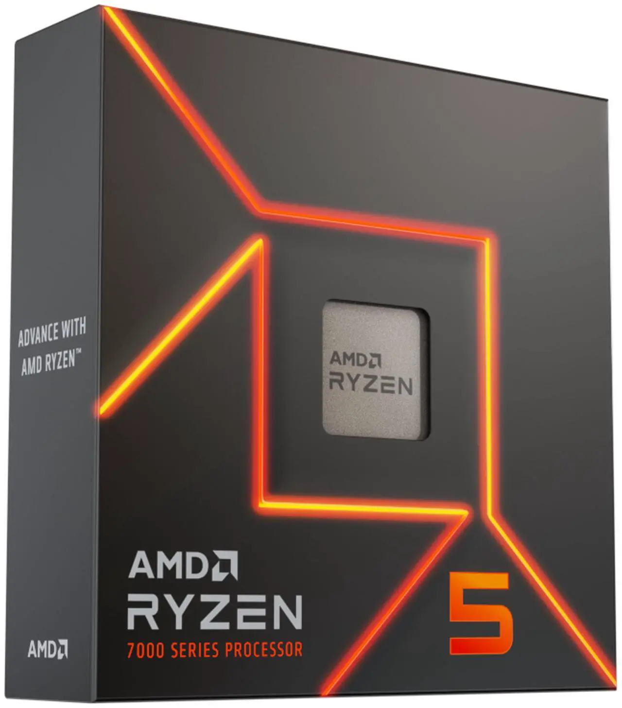 AMD Ryzen 5 7600X 6-Core AM5 Processor, Up to 5.3GHz, 32MB Cache (Tray)