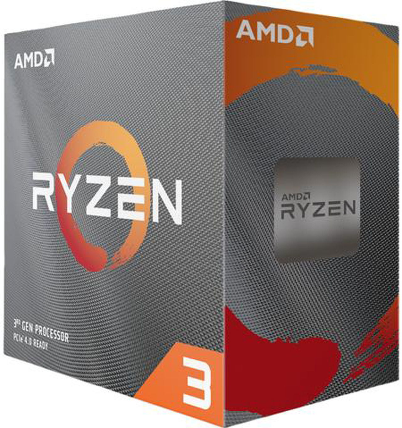 AMD Ryzen 3 3100 Processor, 4 Cores 8 Threads, Up To 3.9 GHz, AM4