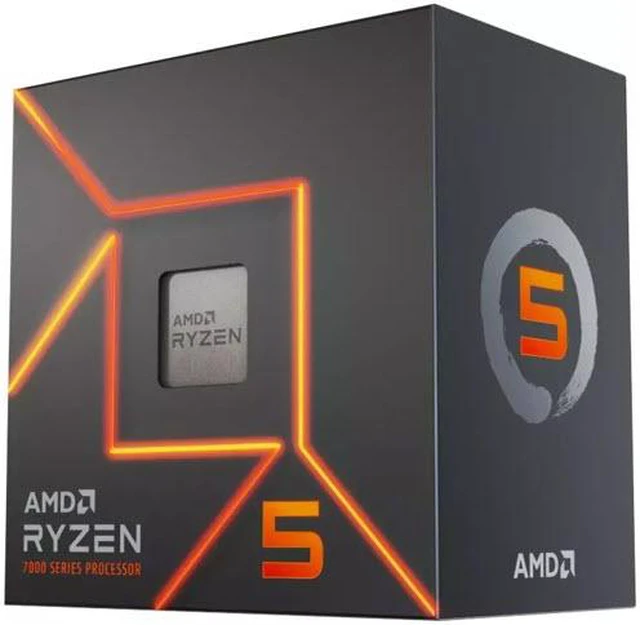 AMD Ryzen 5 7500F 6-Core AM5 Processor, Up to 5.0GHz, 32MB Cache (Tray)