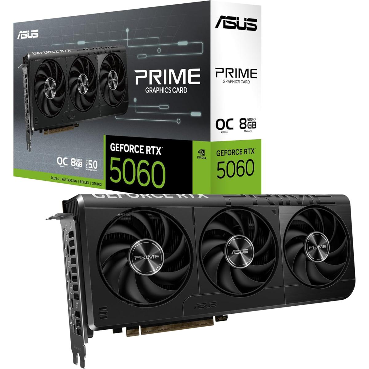 ASUS PRIME GeForce RTX 5060 OC Edition 8GB GDDR7