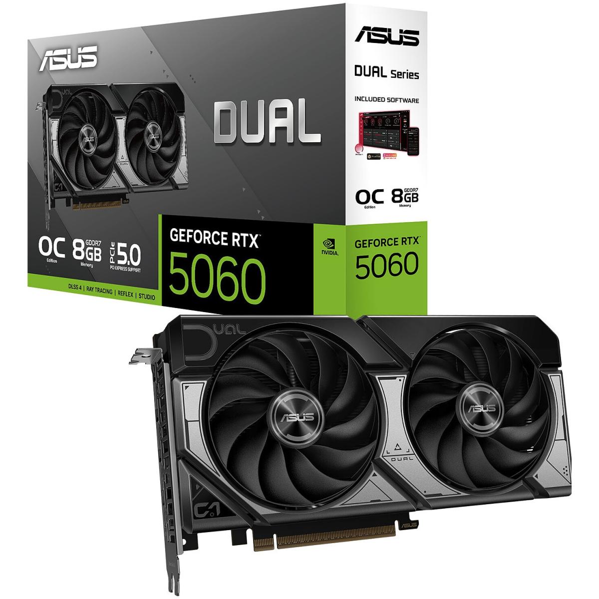 ASUS Dual GeForce RTX 5060 OC Edition 8GB GDDR7