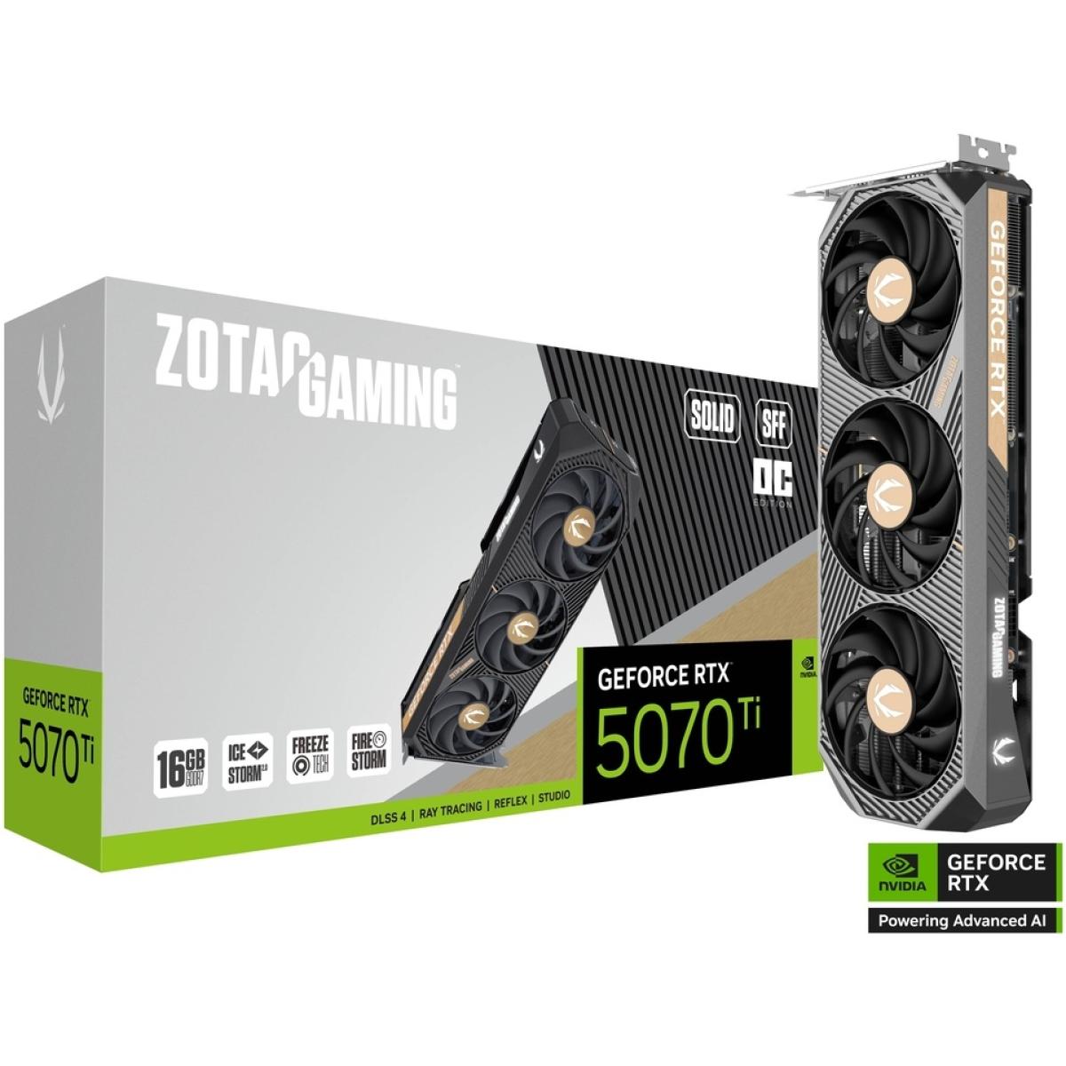ZOTAC GAMING GeForce RTX 5070 Ti SOLID SFF OC 16GB GDDR7