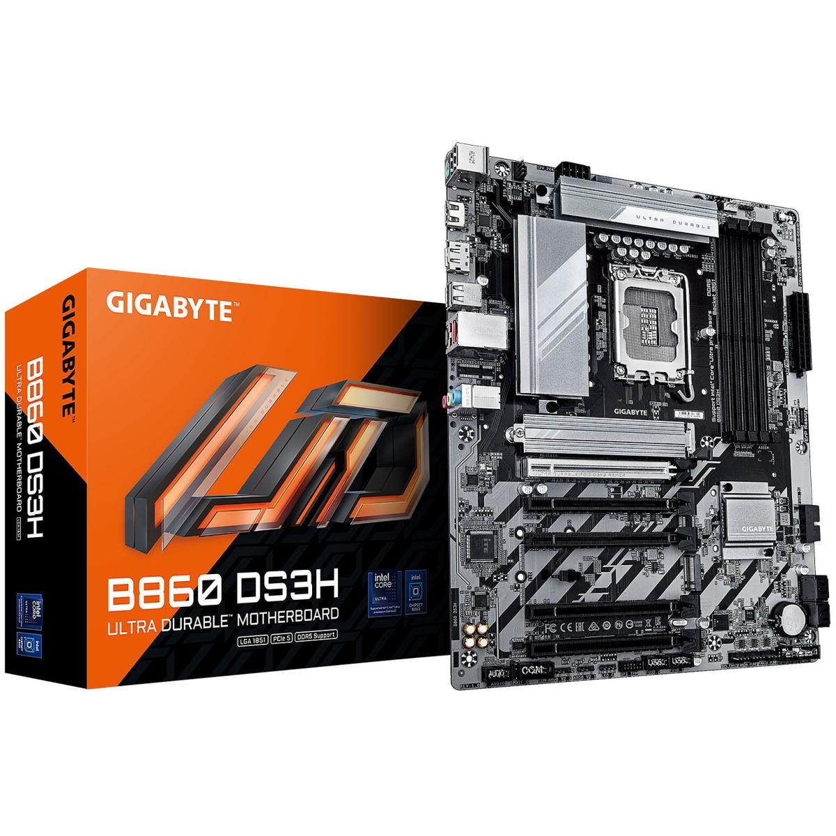 Gigabyte B860 DS3H LGA1851 DDR5 PCIe 5.0 ATX Motherboard