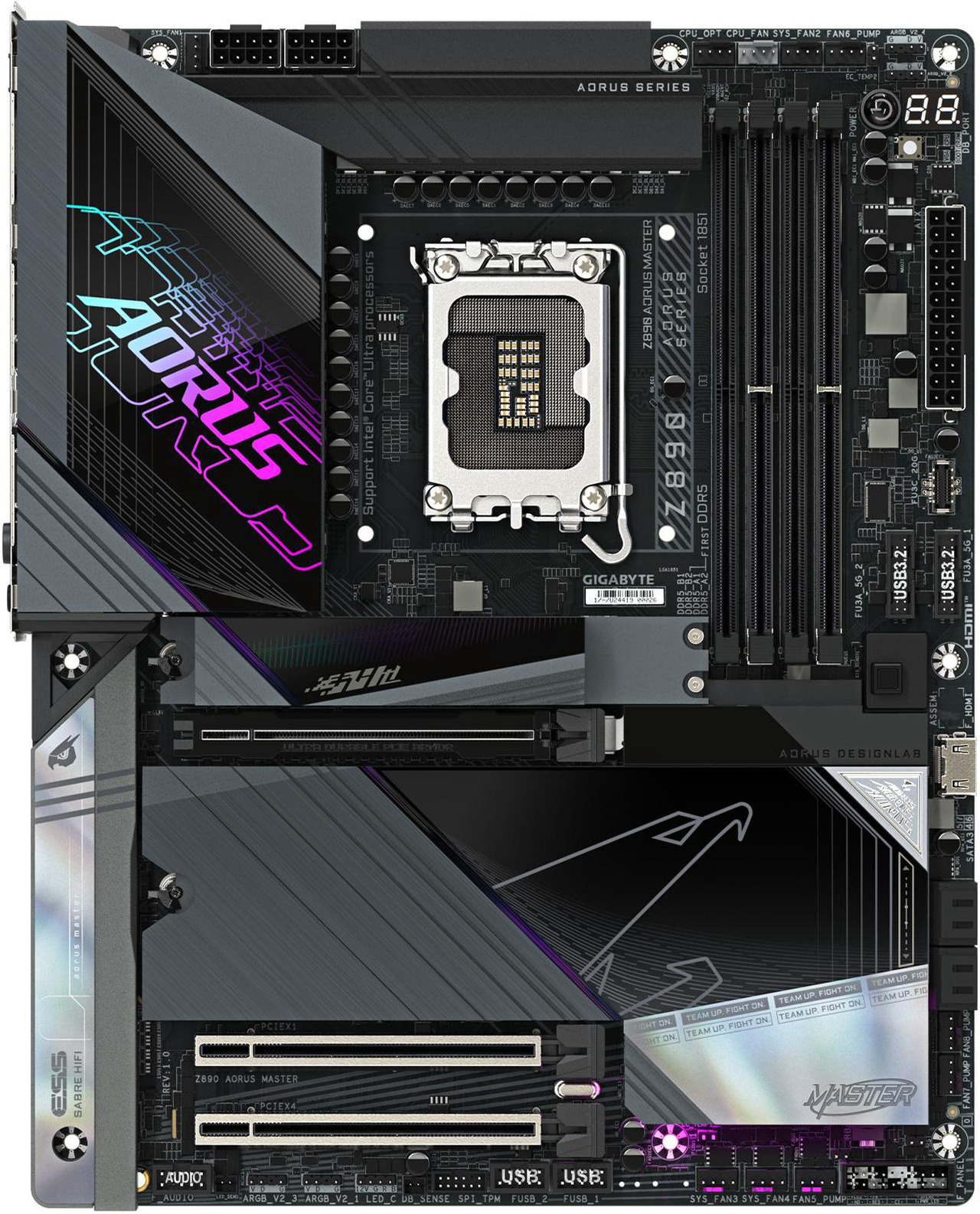 Gigabyte Z890 AORUS MASTER ATX LGA1851 Motherboard