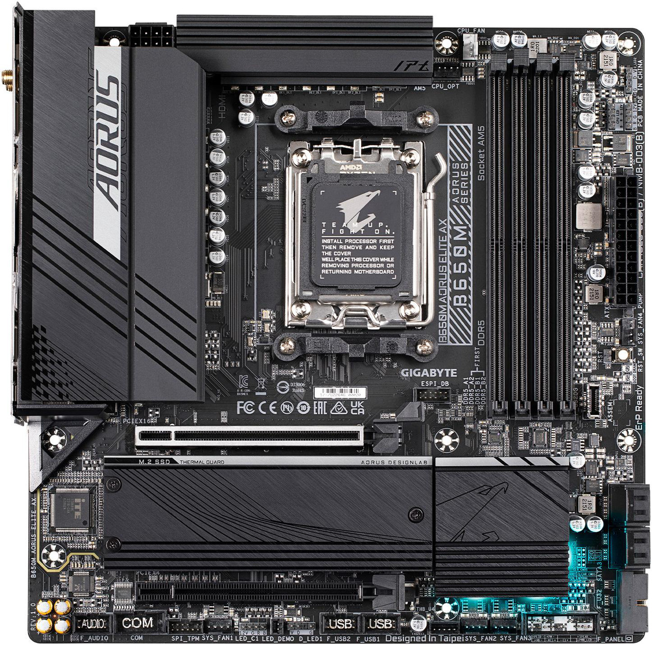 Gigabyte B650M AORUS Elite AX AM5 DDR5 Micro-ATX Wi-Fi 6E Motherboard