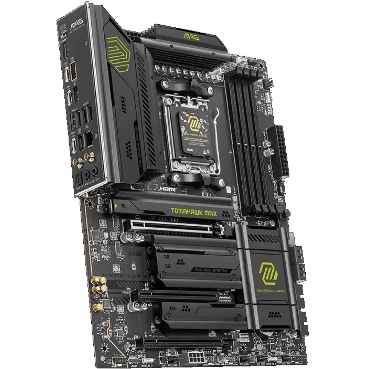 MSI MAG B850 TOMAHAWK MAX WIFI AM5 DDR5 ATX Motherboard — Wi-Fi 7