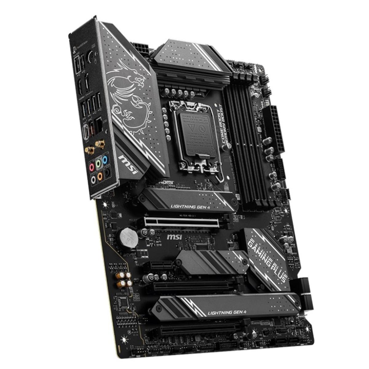 MSI Z790 GAMING PLUS WIFI LGA1700 DDR5 Wi-Fi 6E ATX Motherboard