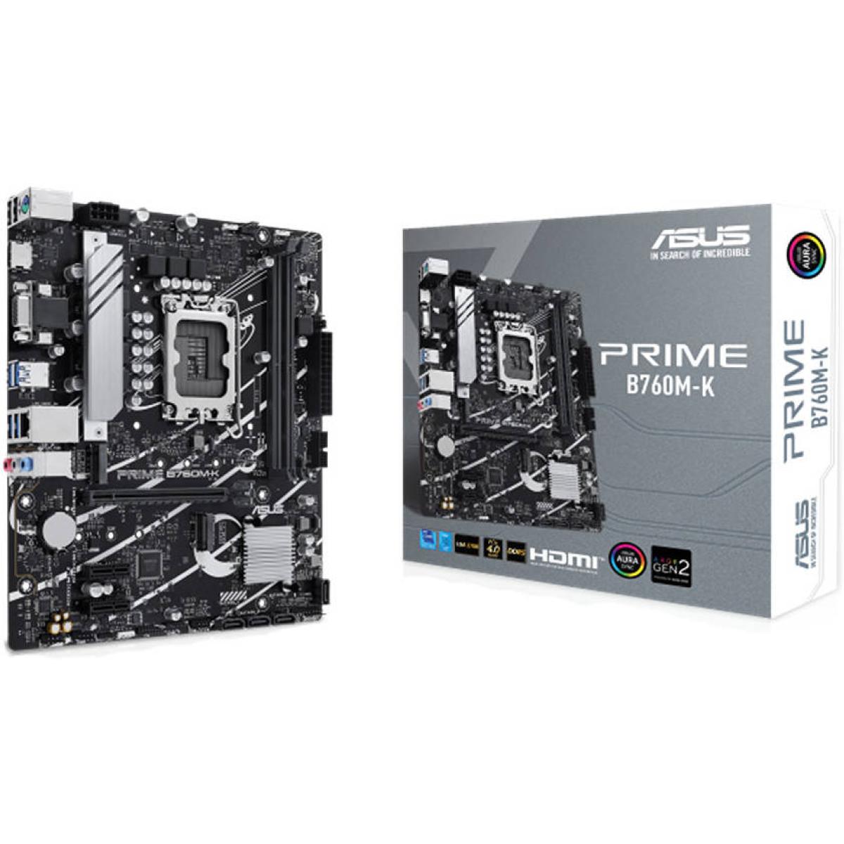 ASUS PRIME B760M-K LGA1700 DDR5 mATX Motherboard