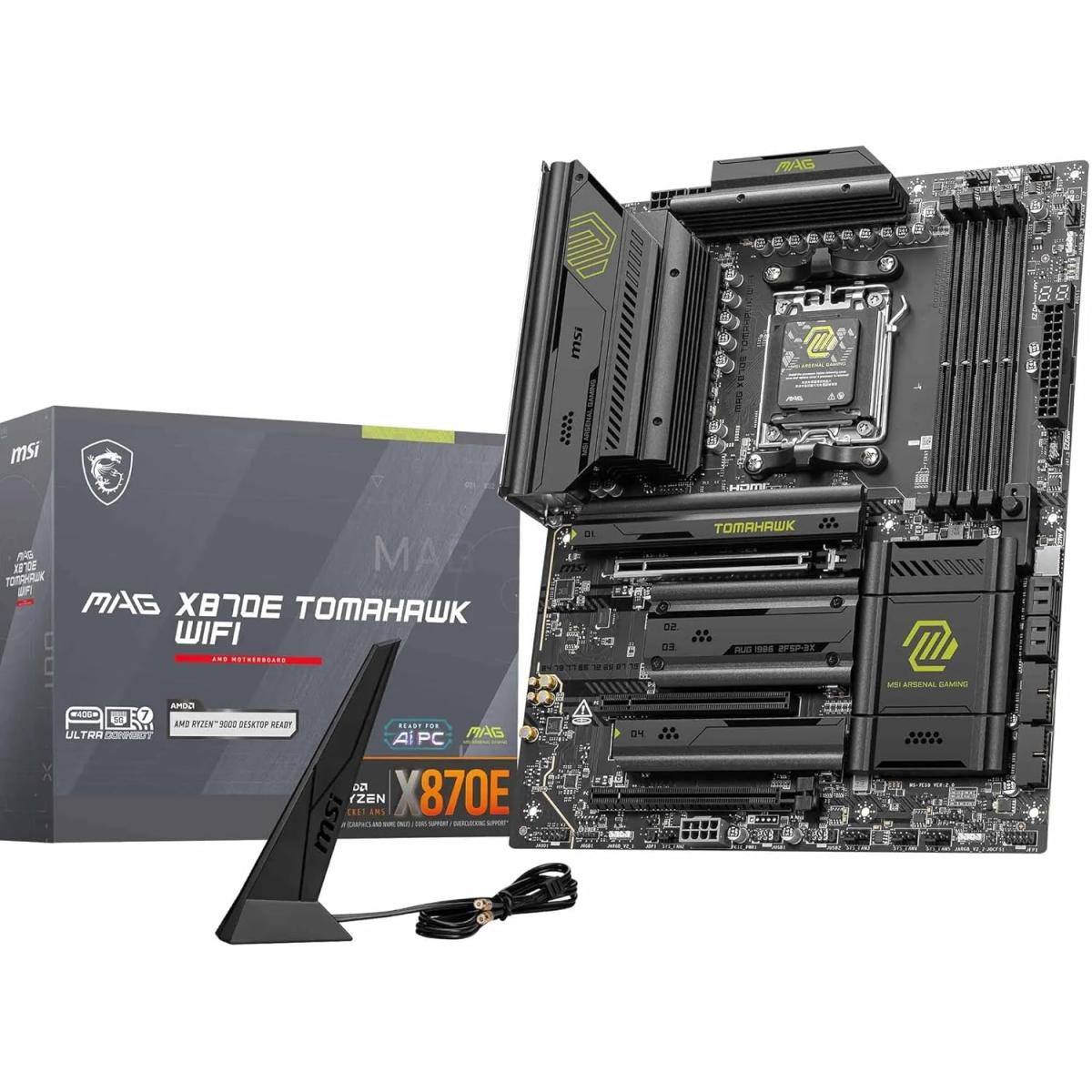 MSI MAG X870E TOMAHAWK WIFI AM5 DDR5 PCIe 5.0 ATX Motherboard