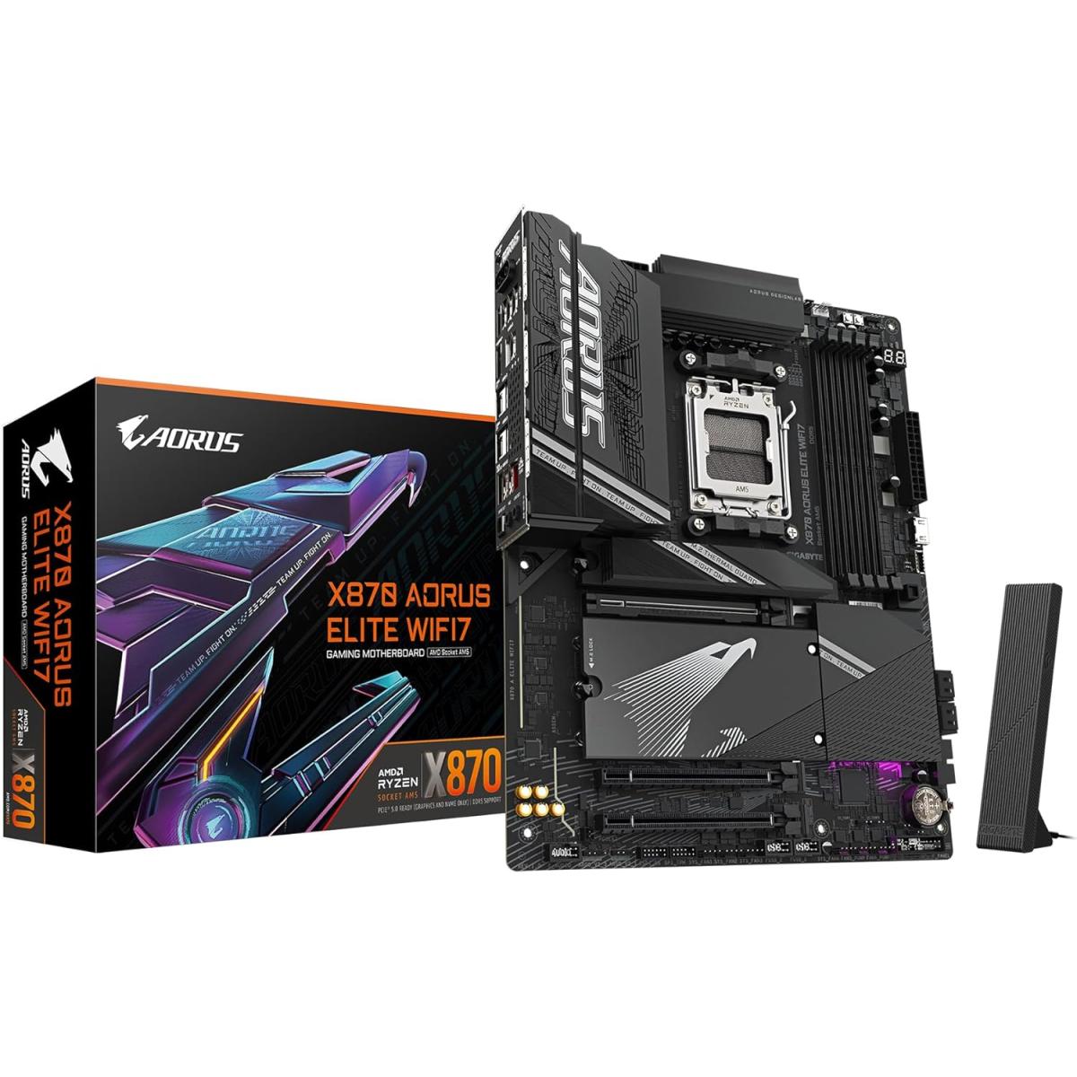 Gigabyte X870 AORUS ELITE WIFI7 ATX Motherboard AM5 DDR5 Wi-Fi 7