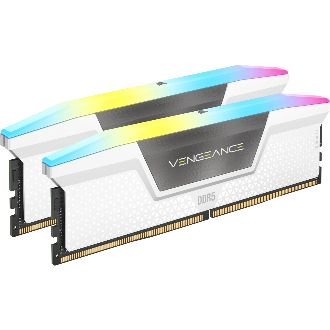 Corsair Vengeance RGB 32GB (2x16GB) DDR5 6400MT/s CL32 Memory Kit — White