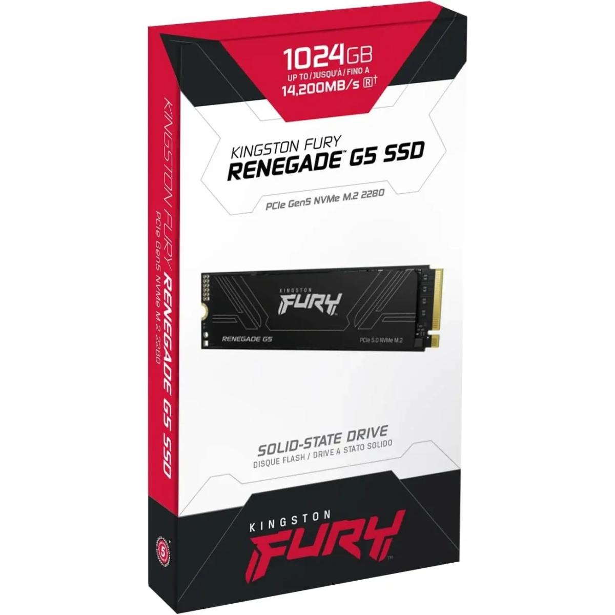 Kingston FURY Renegade G5 1TB PCIe 5.0 NVMe M.2 SSD