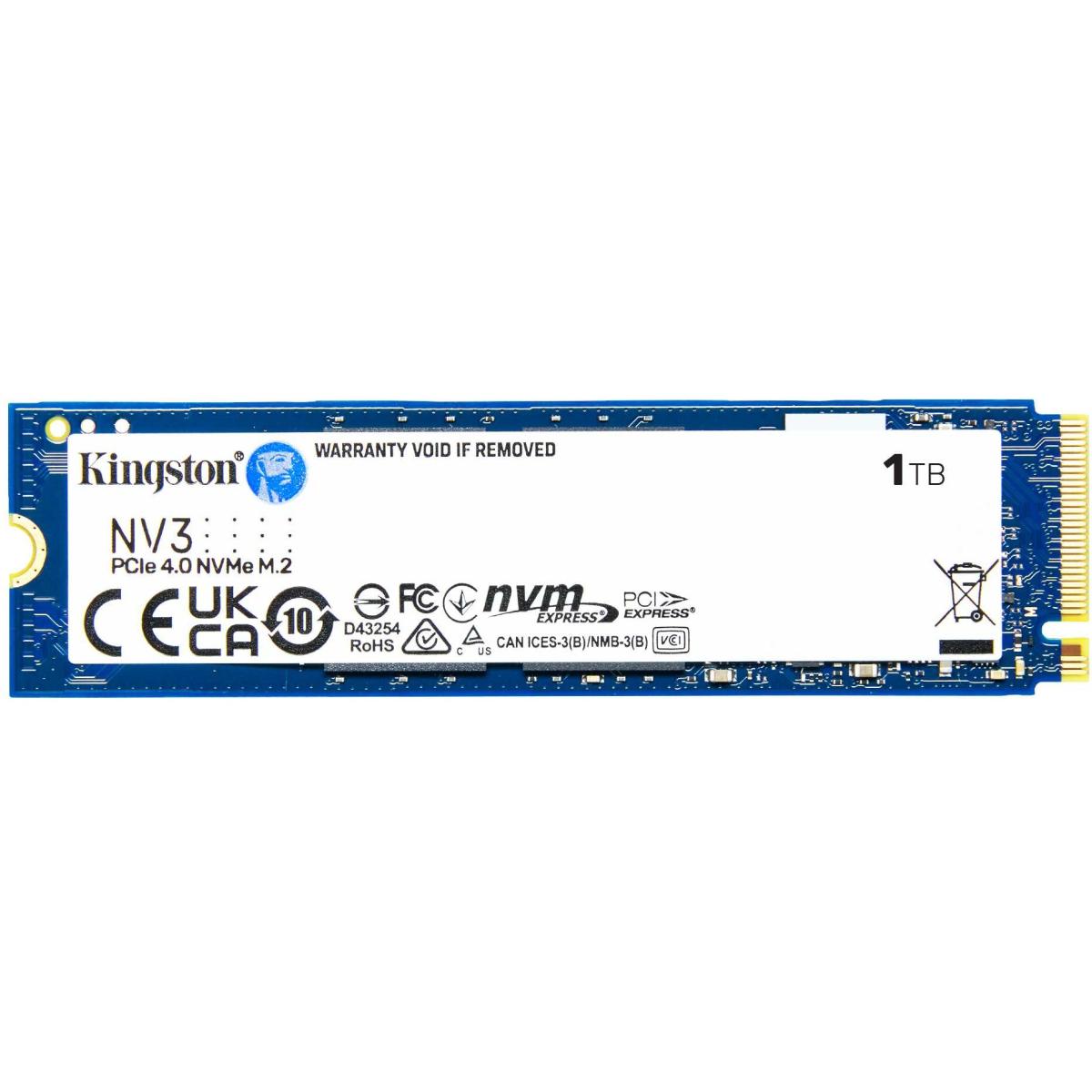 Kingston NV3 1TB M.2 NVMe PCIe 4.0 SSD