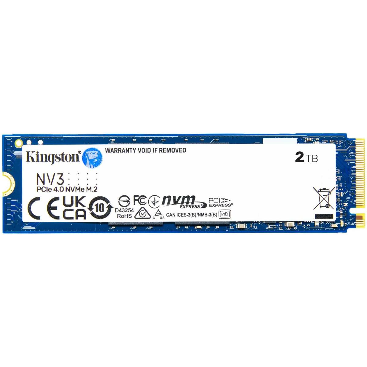 Kingston NV3 2TB PCIe 4.0 x4 NVMe M.2 SSD