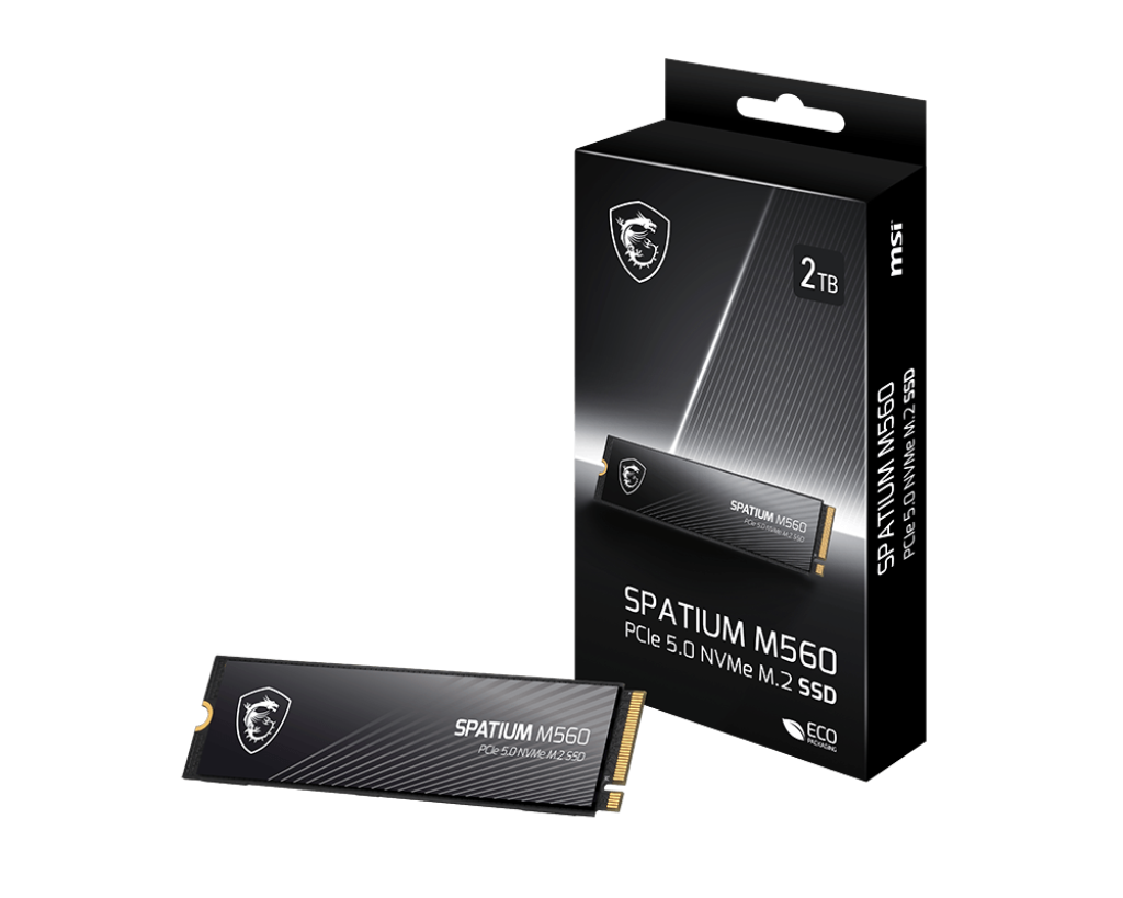 MSI SPATIUM M560 2TB PCIe 5.0 NVMe M.2 SSD