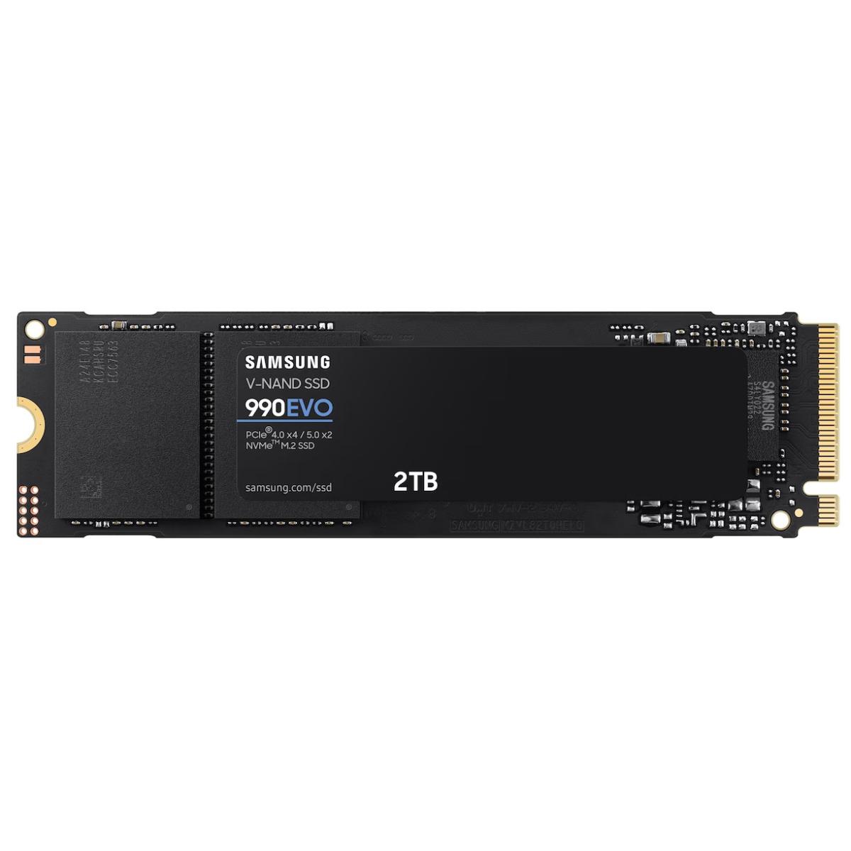 Samsung 990 EVO 2TB PCIe 4.0 x4 / 5.0 x2 NVMe 2.0 M.2 SSD