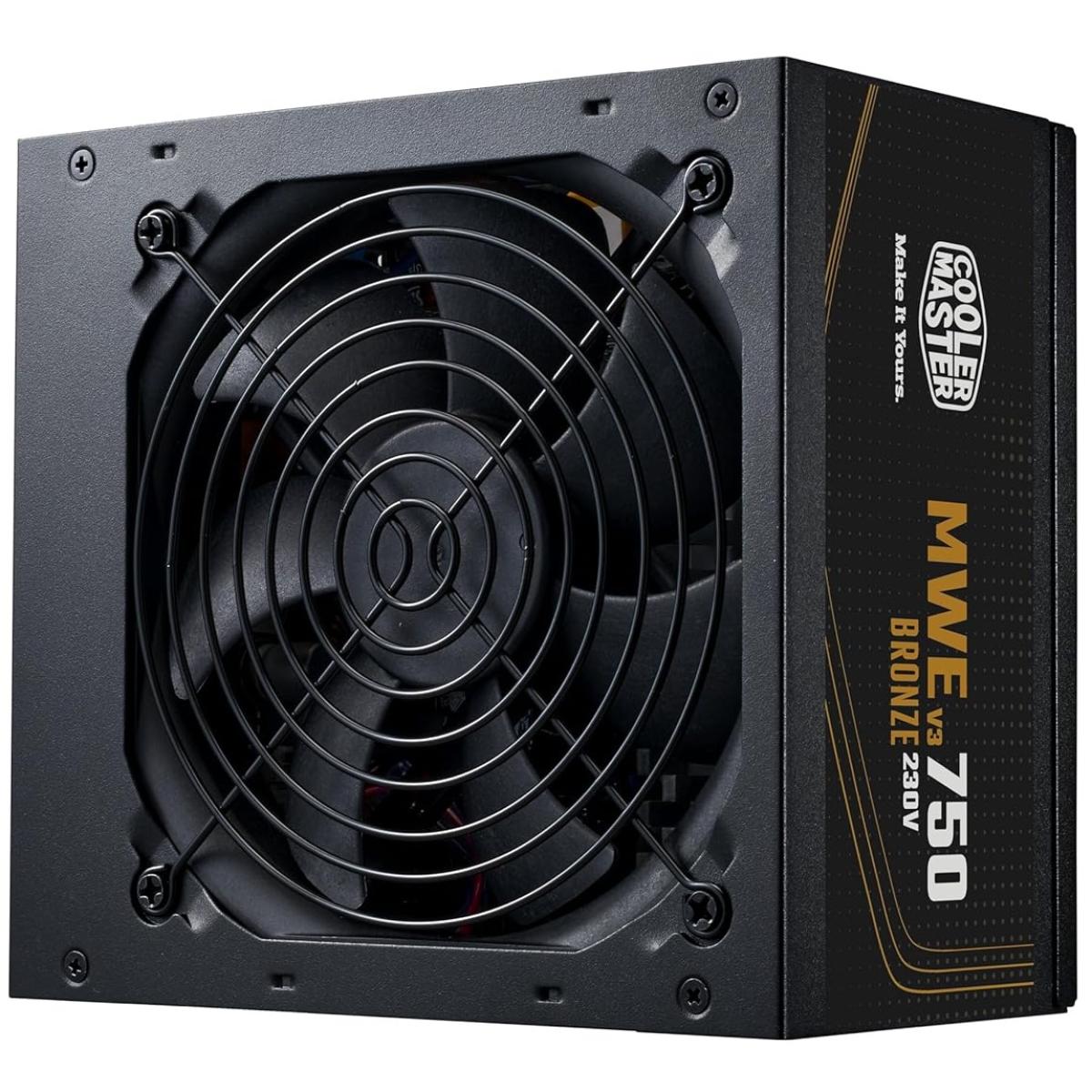 Cooler Master MWE Bronze 750 V3 230V ATX 3.1 750W 80 Plus Bronze Power Supply