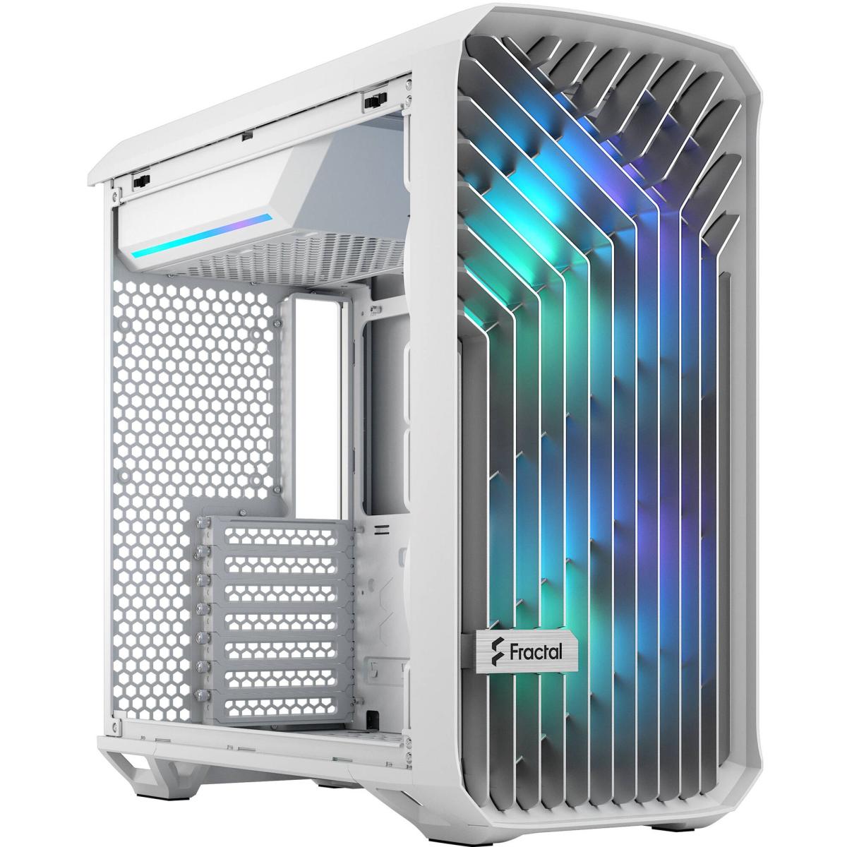 Fractal Design Torrent Compact White RGB TG Light Tint Mid Tower Case