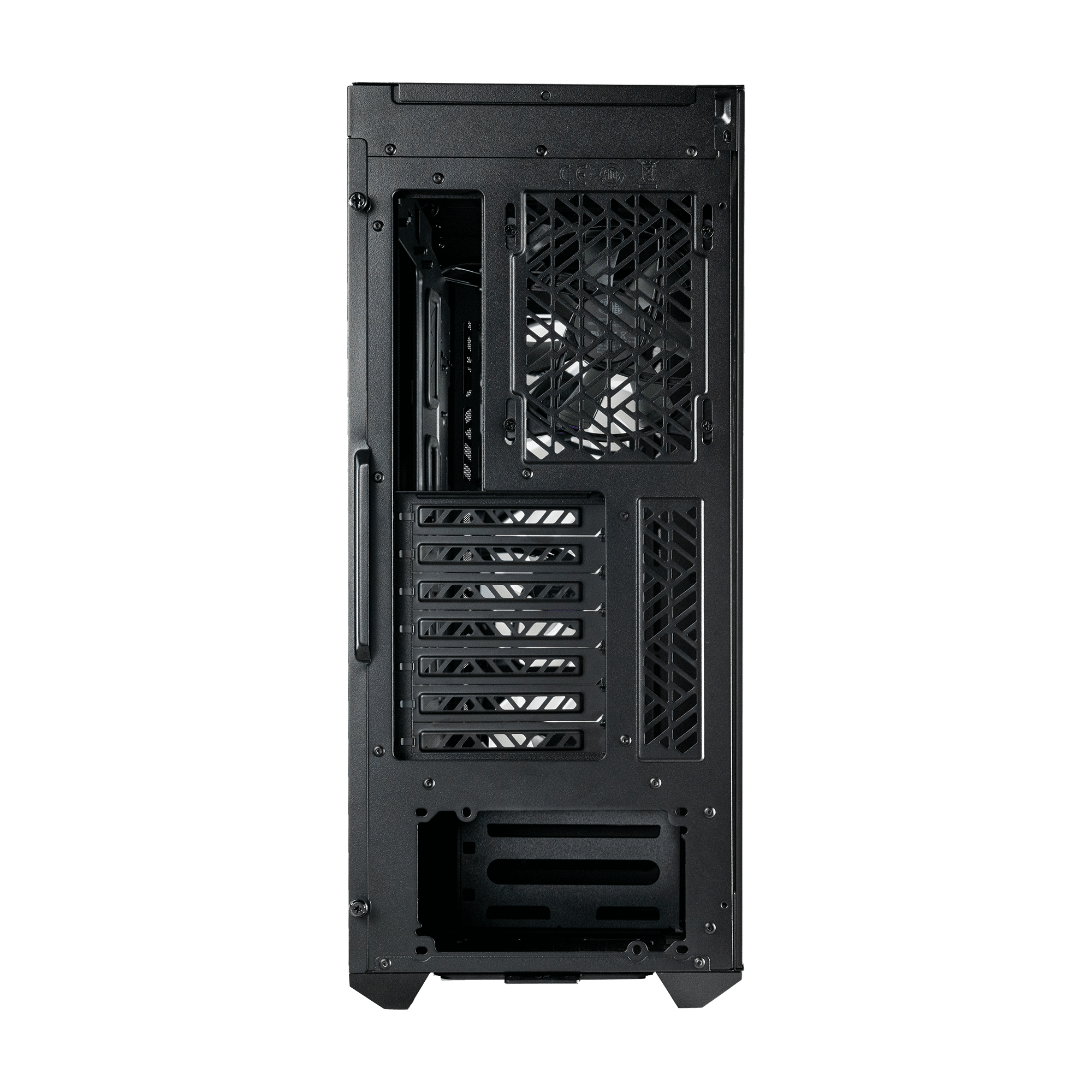 Cooler Master MasterBox 520 Mesh Mid Tower Case — ARGB, Tempered Glass, 3× CF120 ARGB Fans
