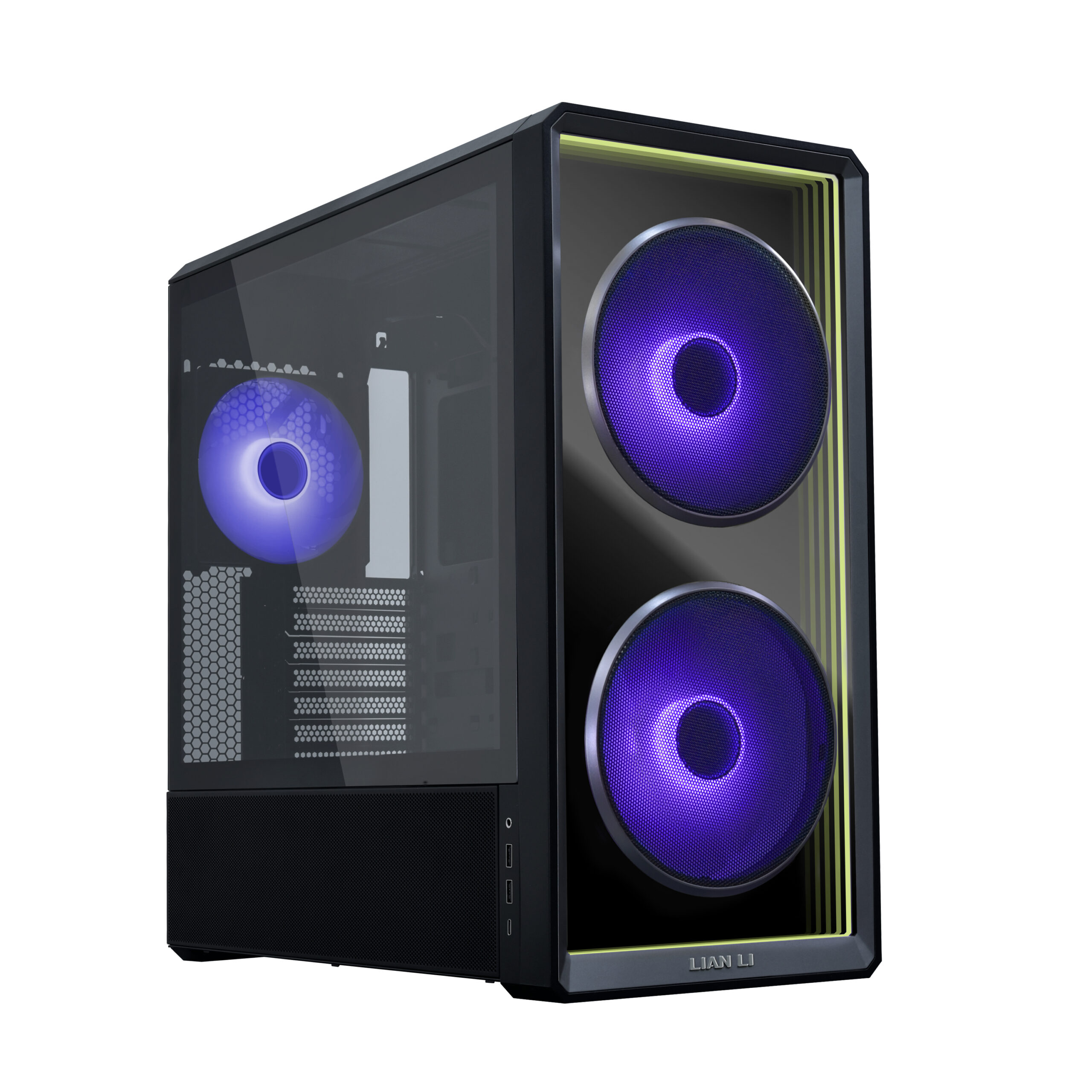 Lian Li LANCOOL 217 INFX ARGB ATX Mid Tower Mesh Tempered Glass Case Black