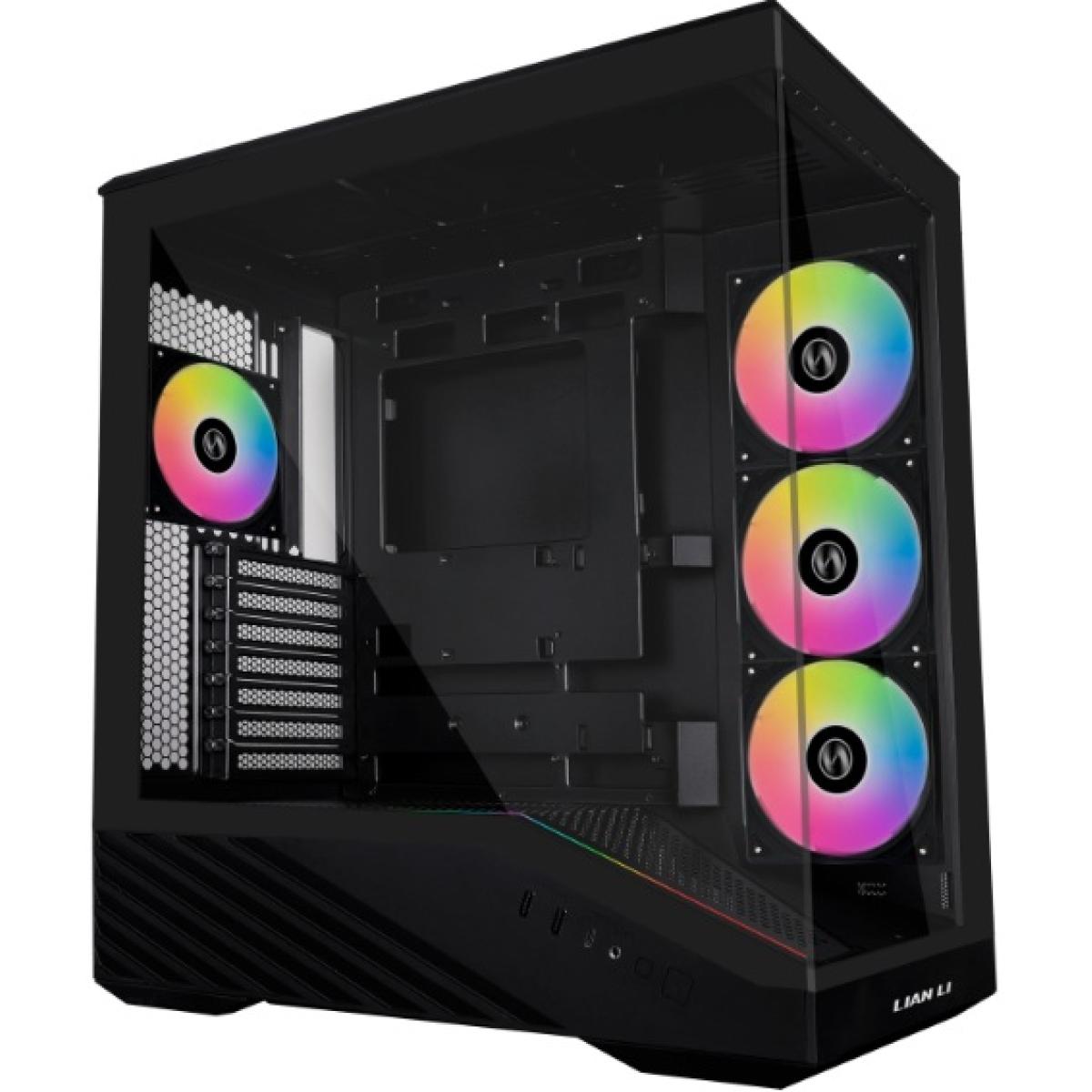 Lian Li Vector V100RX MESH Black ARGB ATX Mid Tower Tempered Glass Case